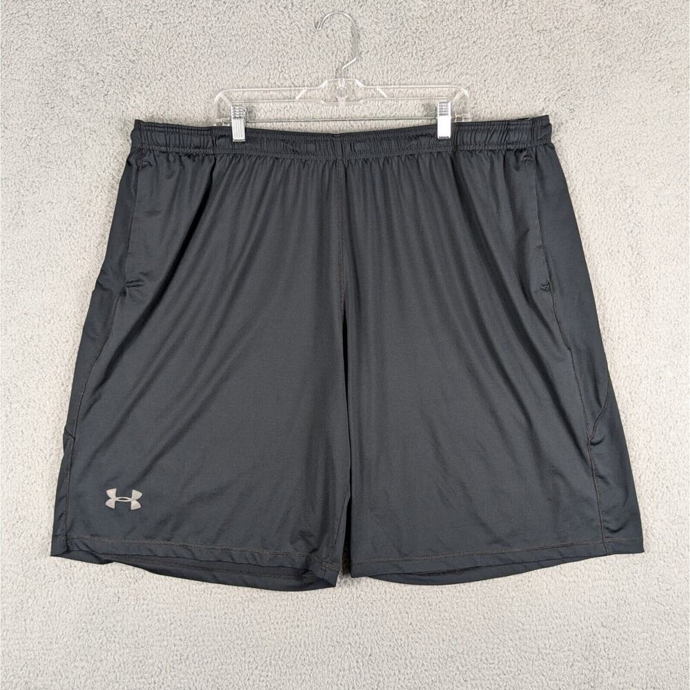Under Armour Loose Shorts Men's 4XL Black Casual Comfort Drawstring Pockets